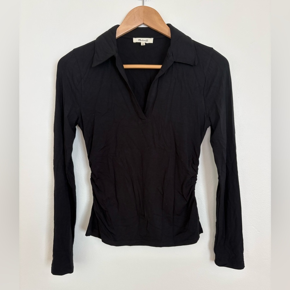 Madewell Black Long Sleeve Top
